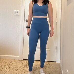 Buff bunny blue matching set